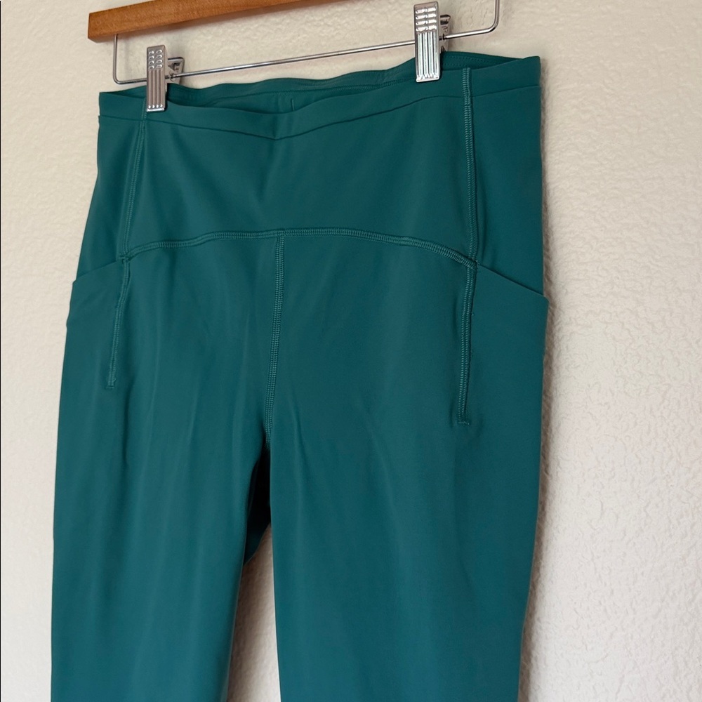 Lululemon Swift Speed High-Rise Crop 21"  teal lagoon size 8 - Picture 4 of 10